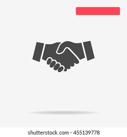 Handshake icon. Vector concept illustration for design.