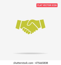 Handshake icon. Vector concept illustration for design.