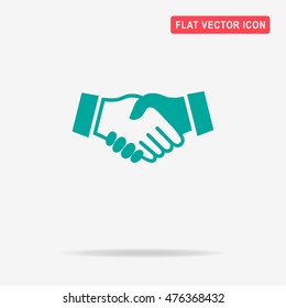Handshake icon. Vector concept illustration for design.