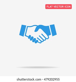 Handshake icon. Vector concept illustration for design.