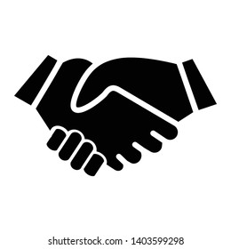 Handshake icon vector design template