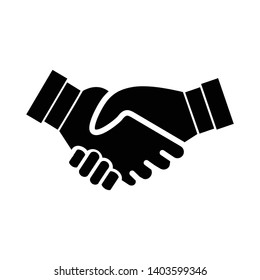 Handshake icon vector design template