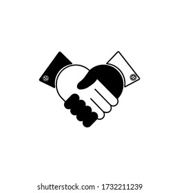 Vorlage für das Handshake-Symbol