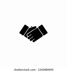 handshake icon . Vector  Eps 10 