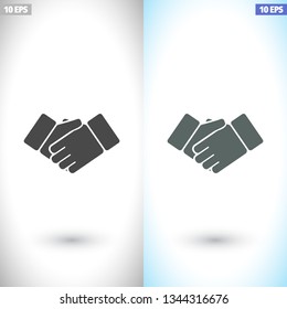 handshake icon . Vector  Eps 10 