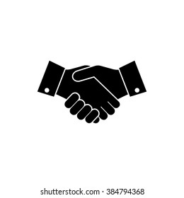 Handshake icon vector illustration