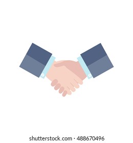 handshake icon. vector illustration