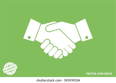 Handshake icon vector illustration