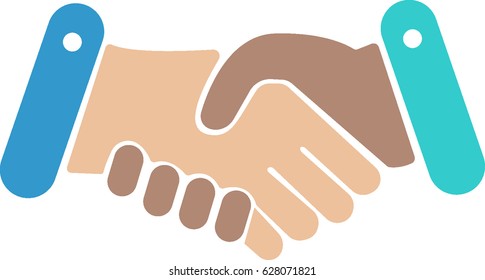 Handshake icon. vector illustration 
