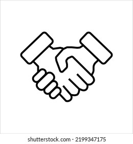 Handshake icon vector illustration symbol