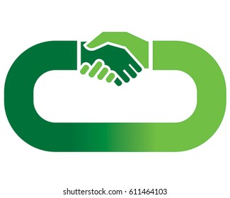  Handshake Icon. Vector Illustration Of Two Business People Shaking Hands In Agreement.
