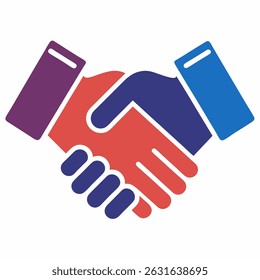 handshake icon, handshake vector illustration-simple illustration of handshake, perfect for handshake logos and icons