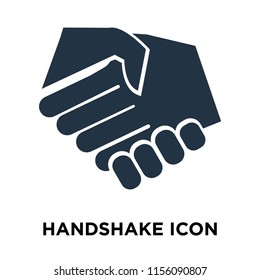 Handshake icon vector isolated on white background, Handshake transparent sign