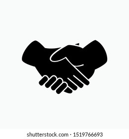 Handshake Icon - Vector, Sign and Symbol for Design, Presentation, Website or Apps Elements.