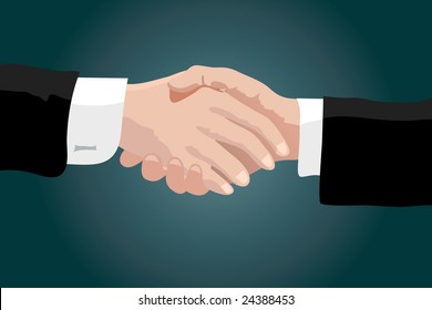 Handshake illustration