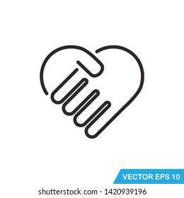 handshake ion vector design template
