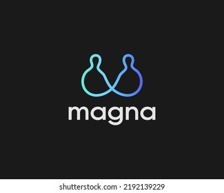 Handshake line art logo. Flat deal partnership logotype. Universal collaboration contract symbol icon. Vector illustration