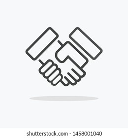 Handshake line for web computer and mobile