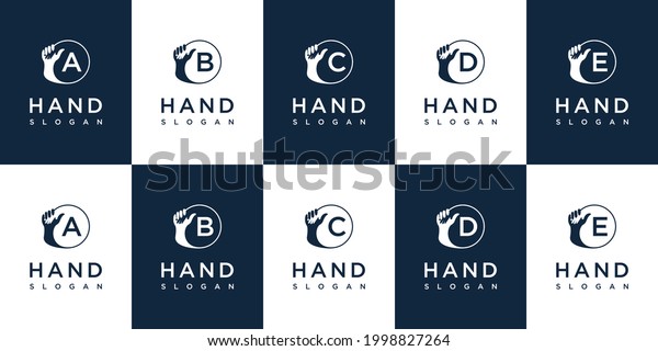 Handshake Logo Letter B C D Stock Vector (Royalty Free) 1998827264 ...