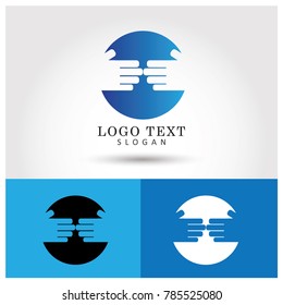 Handshake Logo.Symbol & Icon Logo Vector Template