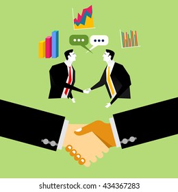 Handshake, meeting, partnership concepts.