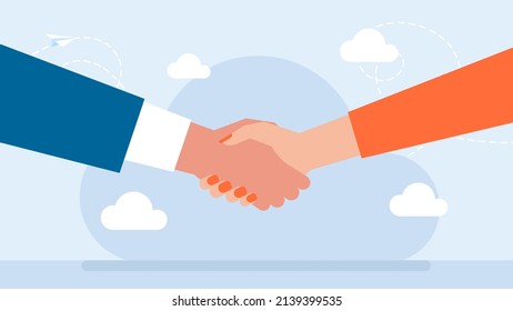 Shaking Hands Casual Stock Vector Illustration and Royalty Free Shaking  Hands Casual Clipart