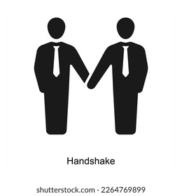Handshake-Konzept und Partnersymbol