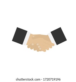 Handshake.Partnerschaft. Hände, Vektorgrafik