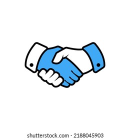 Handshake And Partnership Logo Design Template. Best Deal Logo Design