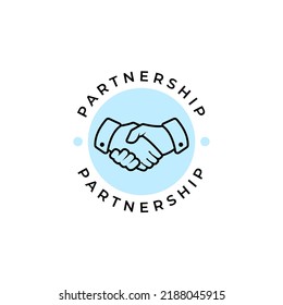 Handshake And Partnership Logo Design Template. Best Deal Logo Design