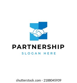 Handshake And Partnership Logo Design Template. Best Deal Logo Design