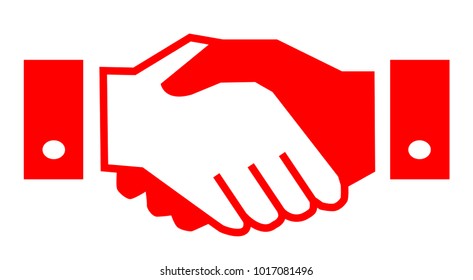 Handshake, partnership – for stock vector