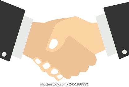 Apretón de manos, alcanzando un Acuerdo. Trabajo en equipo, hacer un trato.

