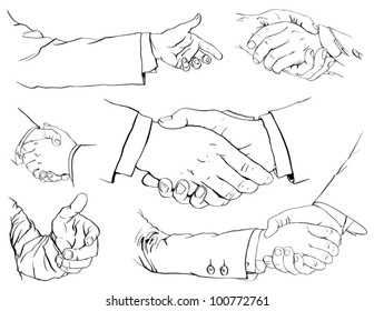 Handshake set