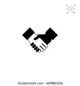 Handshake sign icon
