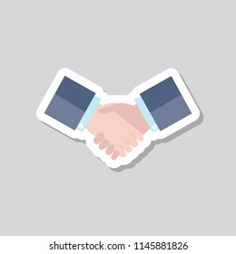 handshake sticker icon