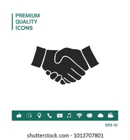 Handshake symbol icon Handshake symbol icon