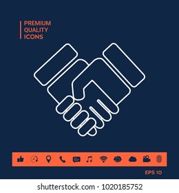 Handshake symbol icon