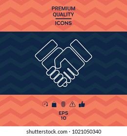 Handshake symbol icon