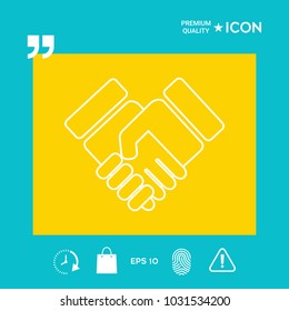 Handshake symbol icon