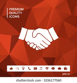 Handshake symbol icon
