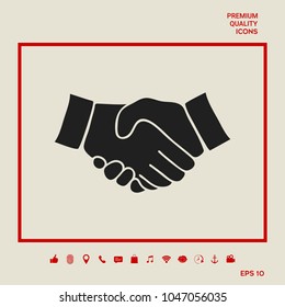 Handshake symbol icon
