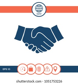 Handshake symbol icon