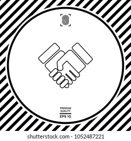 Handshake symbol icon