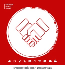 Handshake symbol icon