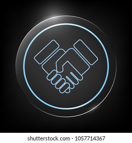 Handshake symbol icon