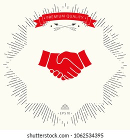Handshake symbol icon