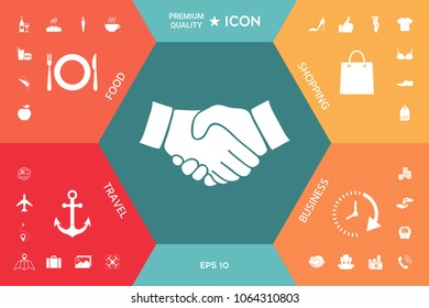 Handshake symbol icon