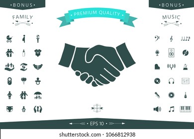 Handshake symbol icon