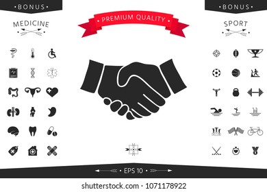 Handshake symbol icon